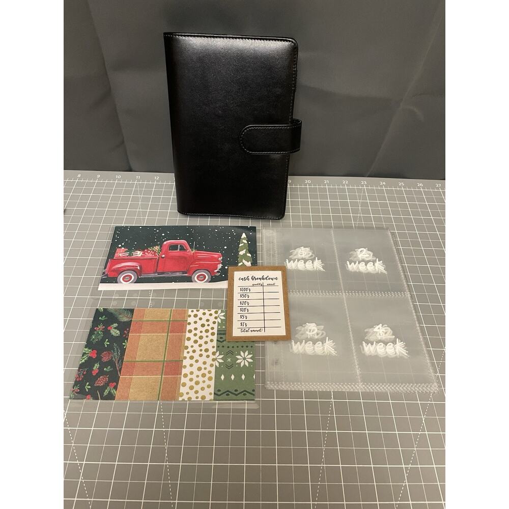 Budget Binder Cash Envelopes Bundle Lot 52 Week Christmas Bank Breakdown Card